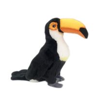 Jouet en peluche oiseau Toucan écologique de 12 pouces, Animal en peluche imitation pour cadeaux pour enfants, Type 2