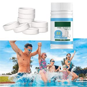 50 pastilles de chlore multifonction désinfection instantanée pour  baignoire piscine Spa-ksize THSINDE