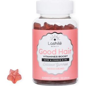 COMPLEMENTS ALIMENTAIRES - BEAUTE ONGLES ET CHEVEUX Lashilé Beauty Good Hair Vitamines Boost Cheveux Sublimes 60 gummies vegans