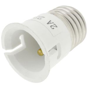 NÉON - ÉCLAIRAGE LED BeMatik Adaptateur ampoule lampe E27 à B22