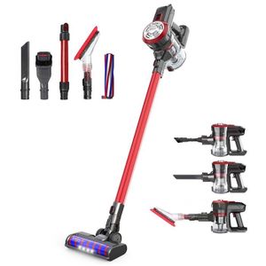 Dur/ée de Fonctionnement 1,33 kg lumi/ère pour Tapis de Sol Dur D008 Pro Orange Aspirateur sans Fil Dibea sans Fil Aspirateur /à Main Puissant 26 KPa 320W Batterie rempla/çable 2 en 1 45 Min
