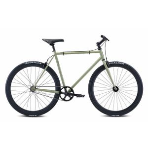 VÉLO DE VILLE - PLAGE Vélo urbain fixie Fuji Declaration 2021 - vert pâl