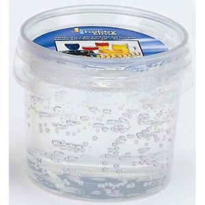 Pot de 800 grammes de gel cristal pour bougies + 8 mèches sur pied