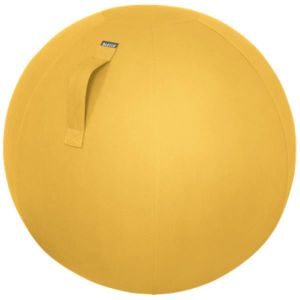 MEDECINE BALL Ballon d'assise Ergo Cosy Leitz - Jaune - Pour une meilleure posture et soulagement des maux de dos