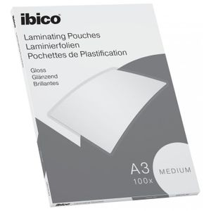 Fellowes - Lot De 50 Pochettes De Plastification A3 Brillantes - Pour Affiches, Documents Grand Format - Compatible Toutes Plastifieuses