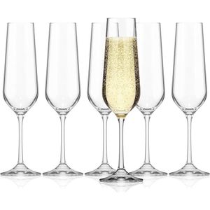 Coupe à Champagne SAHM Verre Champagne - Flute Champagne - Lot de 6 