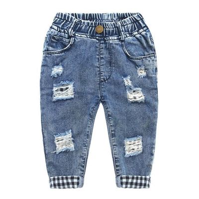 Jean a trou garcon store