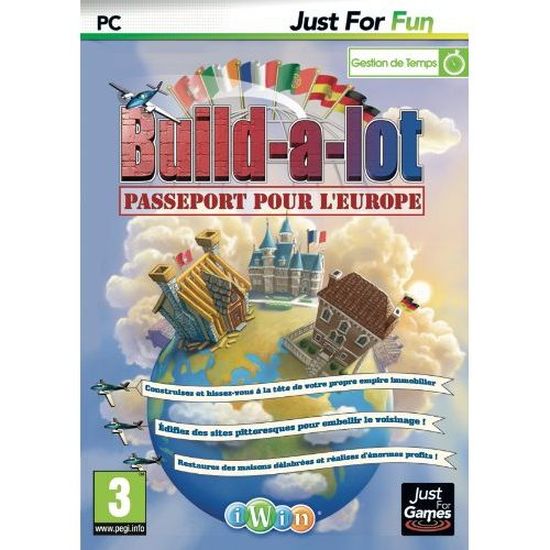 Jeu PC Build-a-lot 3 : Passeport Pour L'Europe - Compatible Windows XP à 8 - Stratégie/Gestion