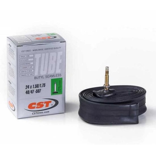 Chambre à Air Vélo 24x1.75/2.125 – Lot De 2 – Valve Schrader 32mm – Caoutchouc Butyle Haute Résistance