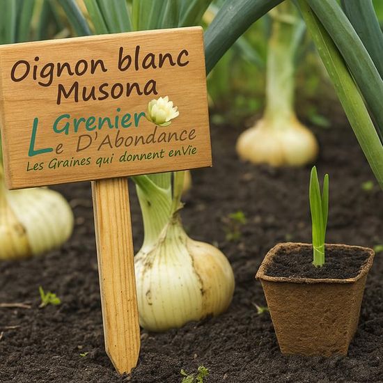 100 Graines à Semer - Le Grenier D'Abondance - OIGNON Jaune Espagnol Allium Cepa 88294044