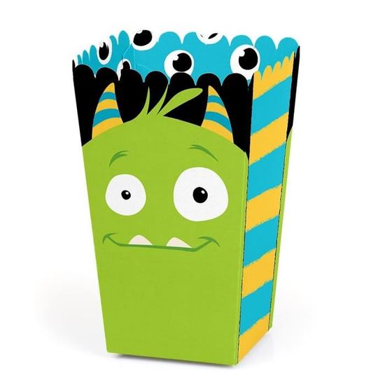 Support A Decorer Monster Bash Boites De Friandises Pour Le Mais Souffle Ensemble De 12 Tc0y6 Cdiscount Beaux Arts Et Loisirs Creatifs