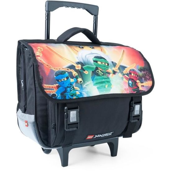 LEGO V NINJAGO MASTER WU Cartable Trolley 38cm 18L Cdiscount Bagagerie Maroquinerie