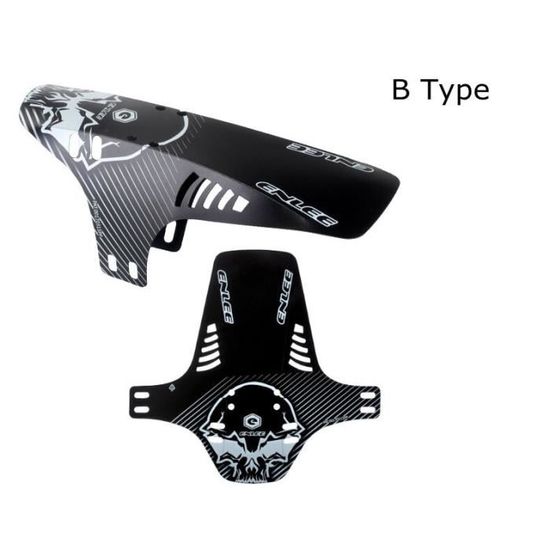 Garde-boue VTT Avant/arrière J&R Collection - Set 2 Pièces, Compatible Mountain Bike Rouge