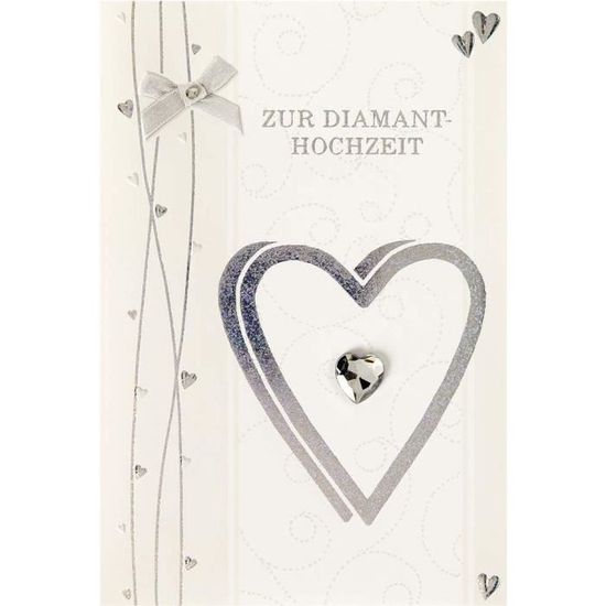 Carte De Voeux Mariage Argent - Trumpf Karte - Neuf