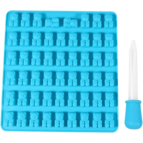 Gemtte Moules à Bonbons en Silicone, 4 Pièces Moule à Bonbon Gommeux avec 2 Pipettes, Moule Bonbon Silicone Réutilisable, Idéal pour Chocolat, Glaçons, Pudding et Gelée Gemtte Moules à Bonbons en Silicone, 4 Pièces Moule à Bonbon Gommeux avec 2 Pipettes, Moule Bonbon Silicone Réutilisable, Idéal pour Chocolat, Glaçons, Pudding et Gelée