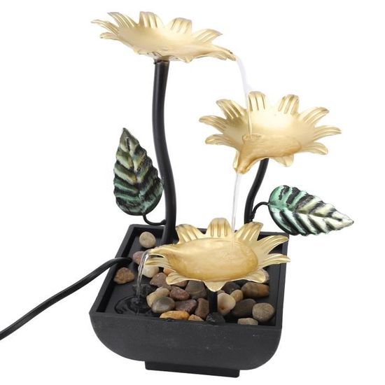 Fontaine De Table, Mini Cascade De Bureau Fontaine Zen Méditation Cascade Décoration Eu Plug 220