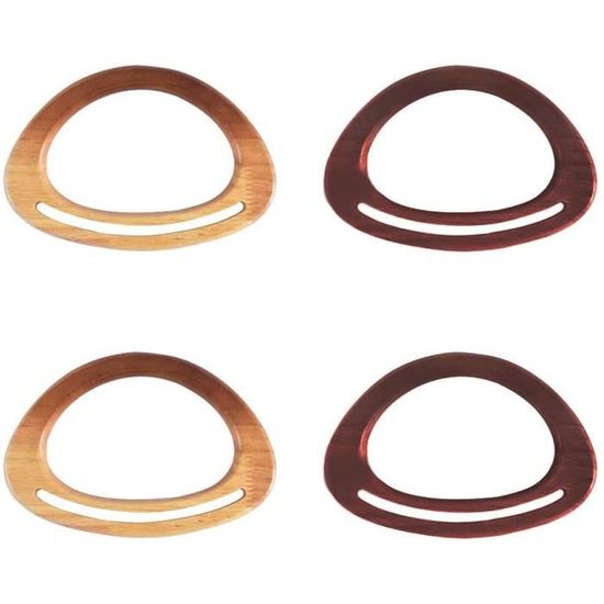 Gativs Anses De Sac En Bois 6 Pièces Poignées De Sac En Bois