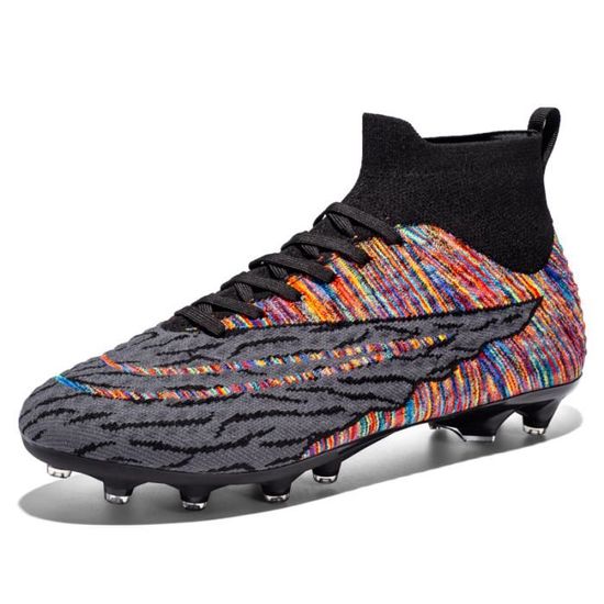 WEJIESS Bottes De Football Chaussures De Sport De Football Haut De