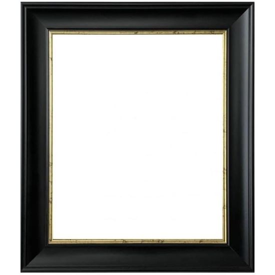 Rahmendesign24 Cadre photo Tokio 60 x 60 cm, noir (brillant), amovible, cadre pour poster, puzzle, cadre