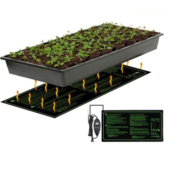 Tapis Chauffant Pour Semis KETOTEK 230V - Nappe Chauffante Pour Plantes, Mini Serre