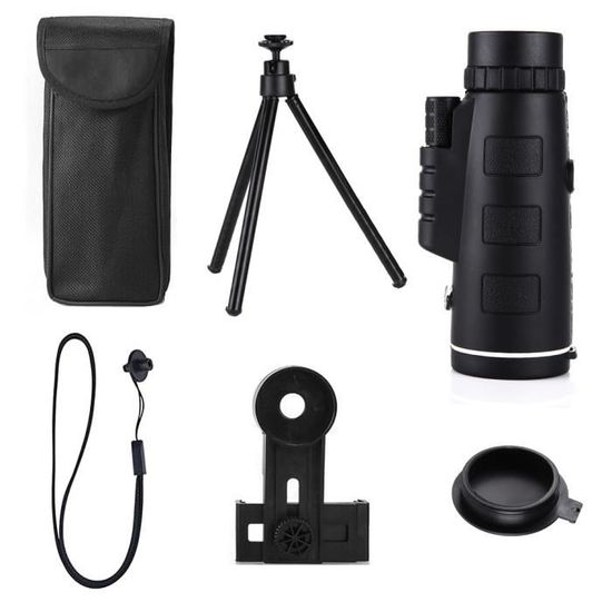 Télescope Monoculaire HD 12 X 50 Pour La Randonnée, La Chasse, L