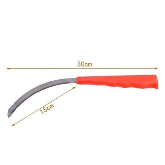 Faucille Japonaise Double Tranchant Yasuki - Outil De Jardin Pro Pour Désherber, Couper Herbe, Lierre, Tonte