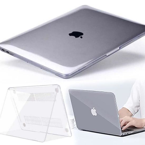 1.clear-Pro 13 A2159 -Coque rigide résistante aux rayures pour ordinateur portable,étui pour Apple MacBook Air 11-13 pouces-MacBook