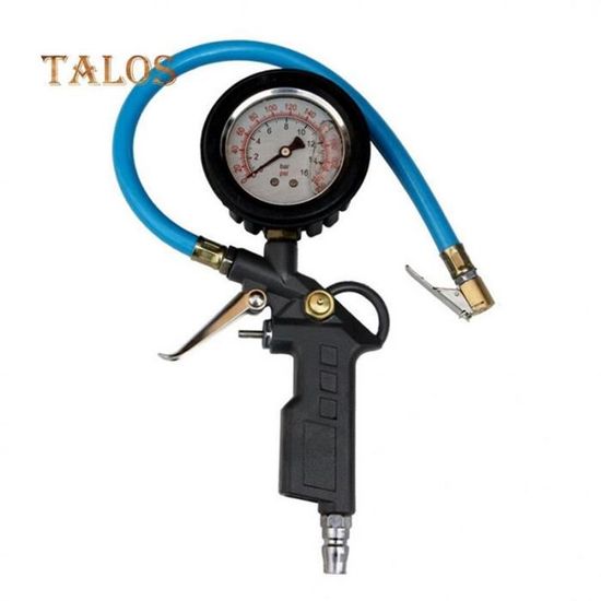 Pistolet à Air Comprimé Avec Manomètre Pour Gonflage Pneus, Calibration Précise, Fabriqué En Allemagne