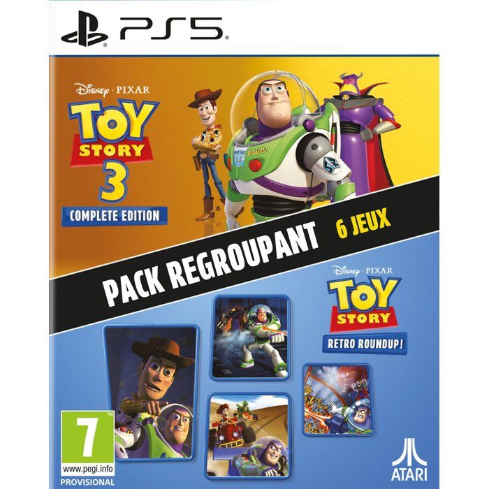 Toy Story : Retro Roundup ! + Toy Story 3 Complete Edition Double Pack PS5 - vue 3