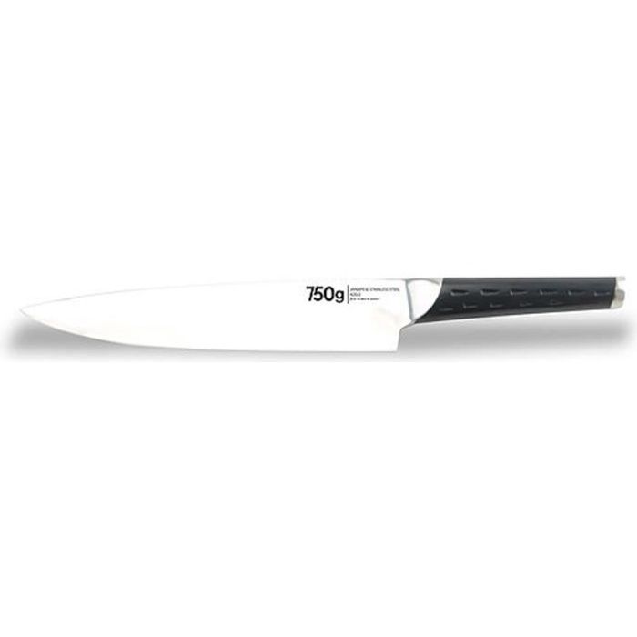 750 G Couteau du chef Zen - 20 cm - Pleine soie - Lame japonaise