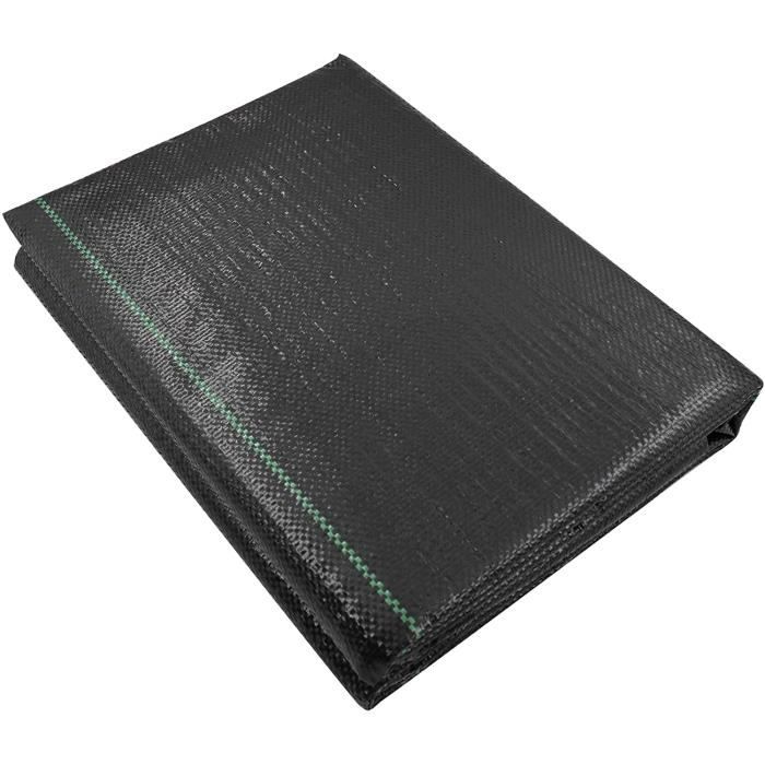 Toile Anti Mauvaises Herbes pour Jardin, Bâche Anti Mauvaises Herbes 2 * 5m, Bâche Geotextile Jardin Résistant aux déchirures et Per