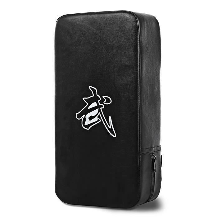 PU cuir Rectangle grève poinçonnage Kicking Pad Bras Bouclier Cible pour Focus Formation de Kick Boxing Karaté Muay Thai UFC MM