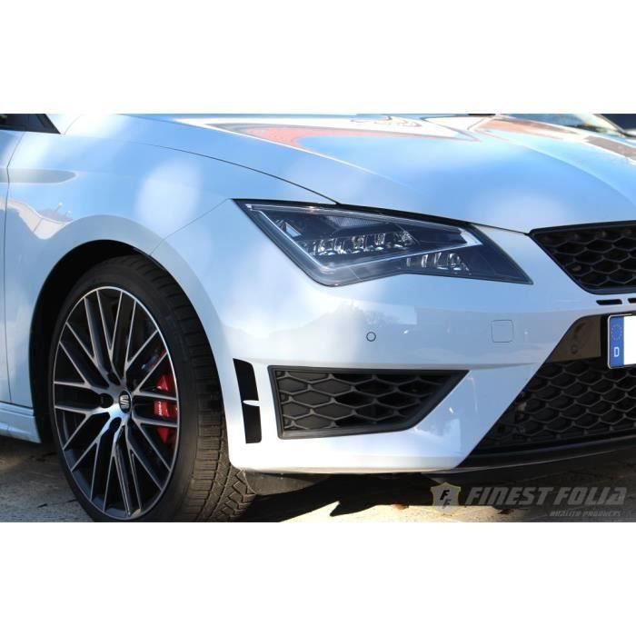 Pare-chocs Finest-Folia Film de protection latéral pour Seat Leon Cupra 5F SC ST Performance FR Noir 44641
