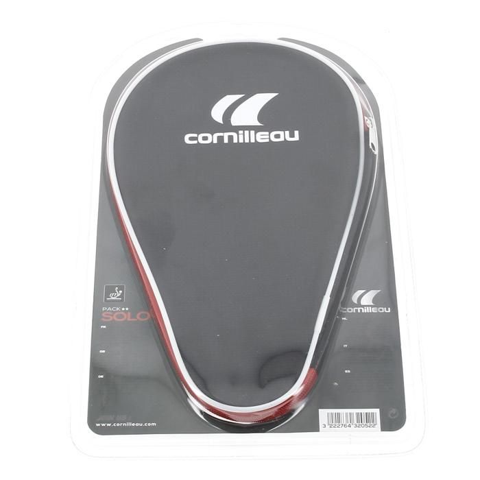 Raquette tennis de table Sport pack solo 1 housse 3 balles - Cornilleau UNI Rouge