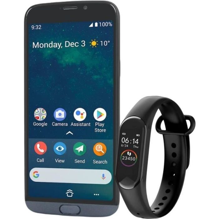 Smartphone senior DORO 8050 + montre connectée offerte