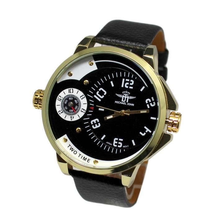 MONTRE HOMME GROS CADRAN DOUBLE AFFICHAGE ONLY THE BRAVE