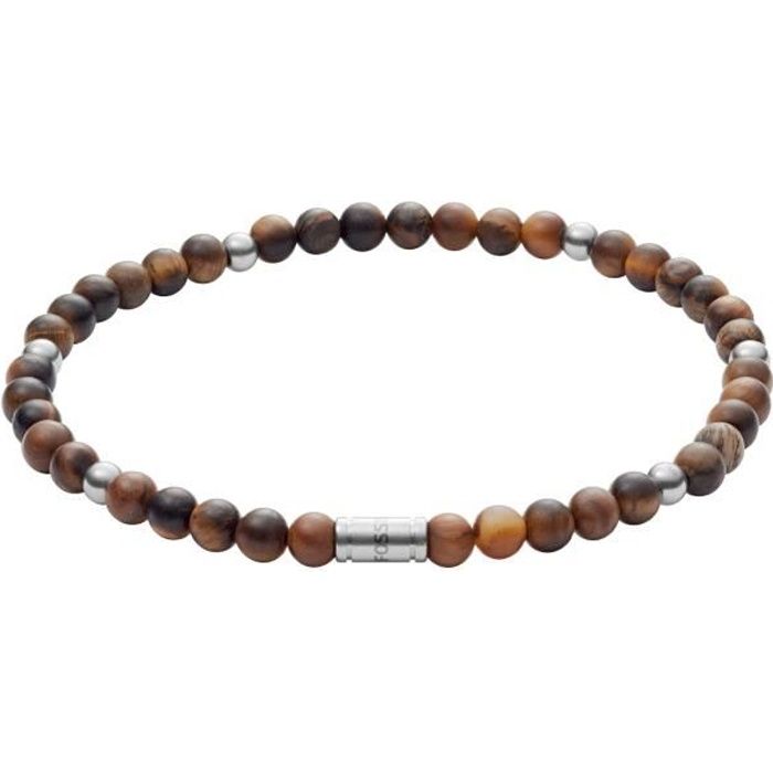 Bracelet homme Fossil oeil de tigre