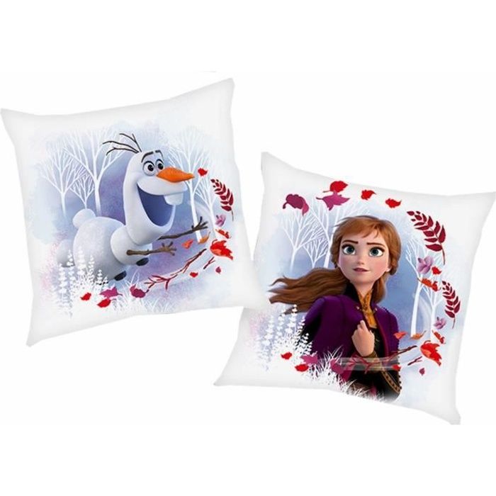 Coussin réversible imprimé des deux côtés - Matériau et remplissage: 100% polyester - Taille: 40 x 40 cm, 40 ° C lavable