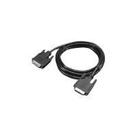 LENOVO Câble DVI - Liaison simple - DVI-D (M) pour DVI-D (M) - 2 m