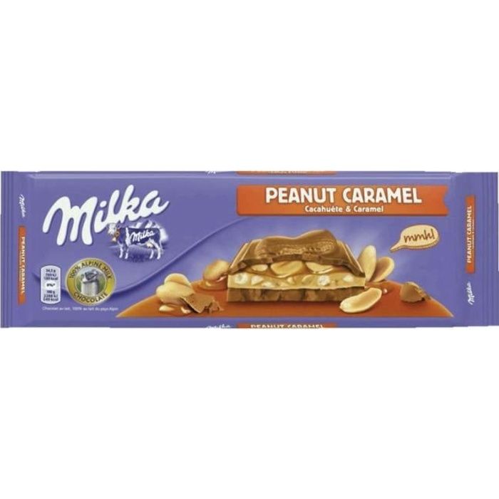 MILKA Chocolat cacahuète caramel - 276 g