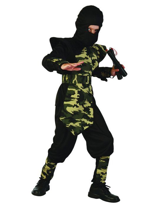 Déguisement ninja militaire garçon