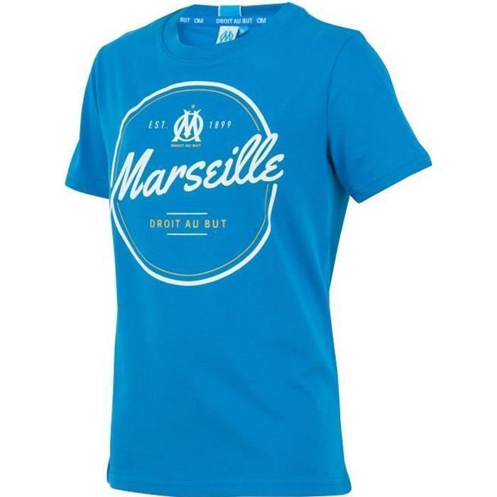 T-shirt OM - Collection officielle OLYMPIQUE DE MARSEILLE - Taille enfant garçon