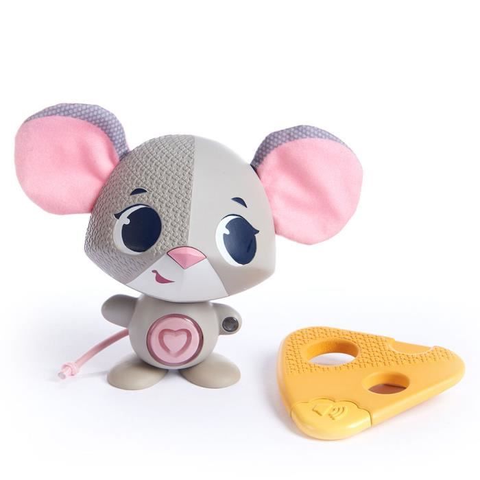 Tiny Love Wonder Buddy Coco la Souris, Compagnon interactif, Jouet éducatif pour enfants d’un an, 12 mois et plus