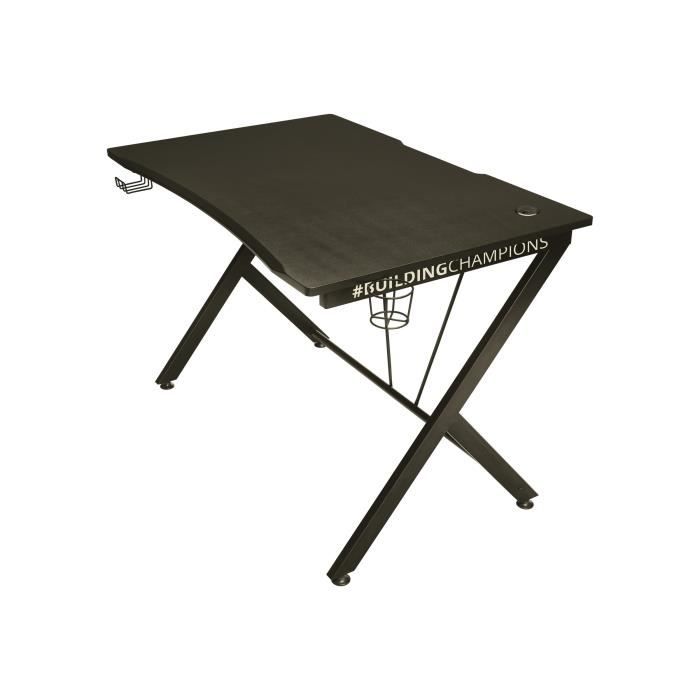 Trust GXT 711 Dominus Table jeu rectangulaire avec côté profilé