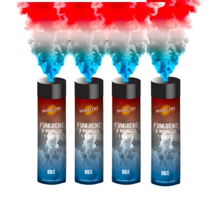 Lot 3 Fumigènes à Main Rouge 60 Secondes - Déclenchement Goupille, Catégorie F1, Effet Spectaculaire