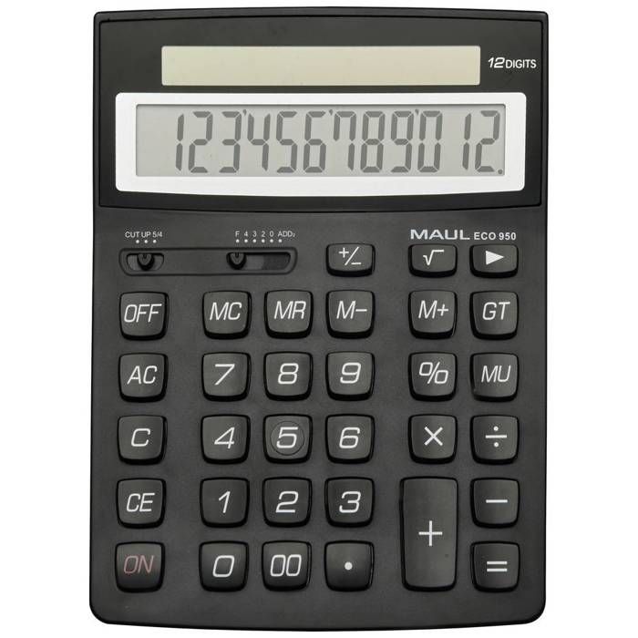 Calculatrice de bureau MAUL ECO 950 12 chiffres