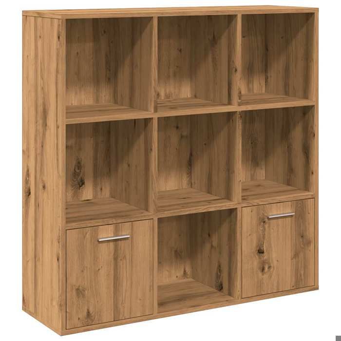 Bibliothèque - mango - Meuble de rangement - chêne artisanal - 98x29x975 cm - bois dingénierie M620