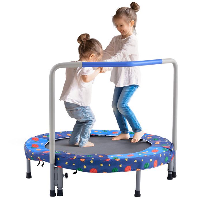 Mini trampoline pour enfant - VEVOR - TX-B6232B-36in+I - 36 pouces (955 mm) - Pliable - Jambes renforcées