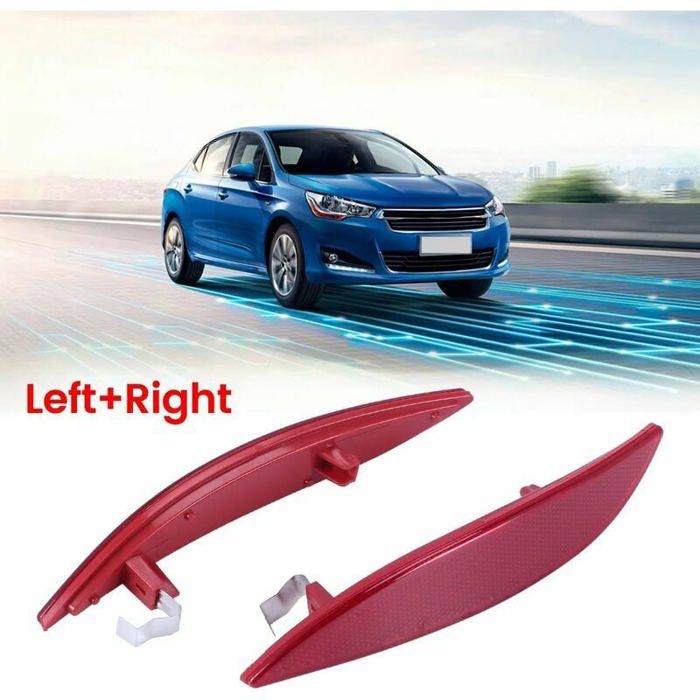 Comparer les prix de paire de réflecteurs de pare-chocs arrière 265650004R Pièces de rechange pour Megane III Fluence Réflecteur de pare-chocs arrière