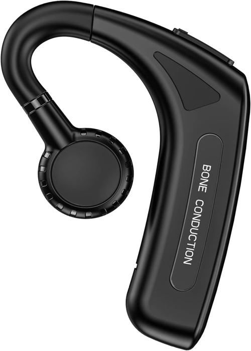 Casque À Conduction Osseuse Avec Micro Sans Fil Bluetooth 5. 0 Oreille-Crochet Écouteurs De Sport Ouverts Pour LEntraînement L